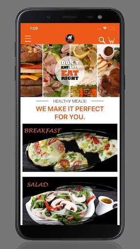Android application Muscle Kitchen screenshort