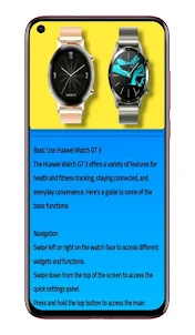 Huawei watch GT 3 App Guide