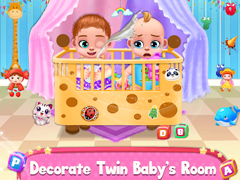 Pregnant Mom & Twin Baby Game