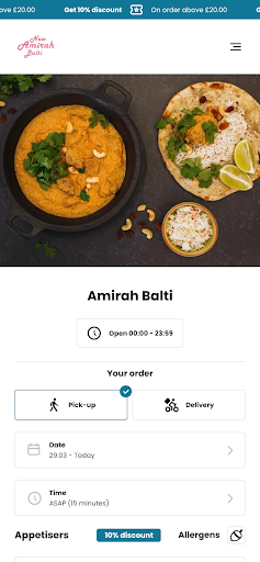 Android application Amirah Balti screenshort