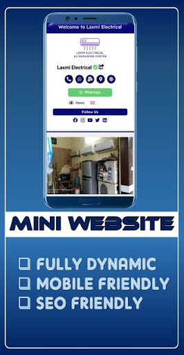 Mini Website Builder - BKI Screen 3