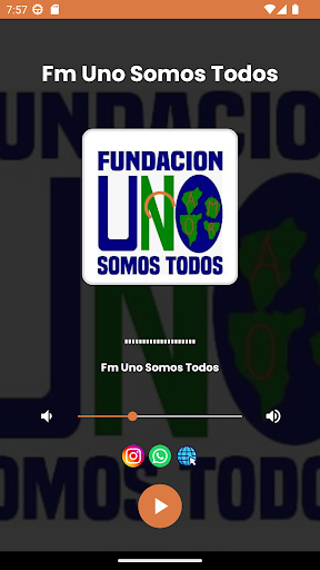 Android application Radio Uno Somos Todos screenshort