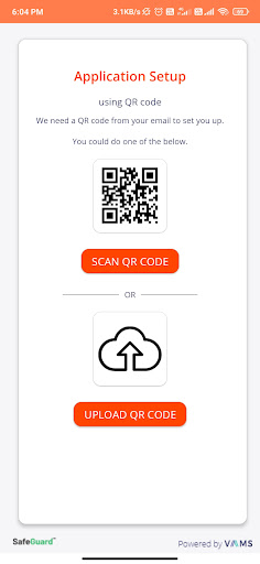 Android application VAMS screenshort