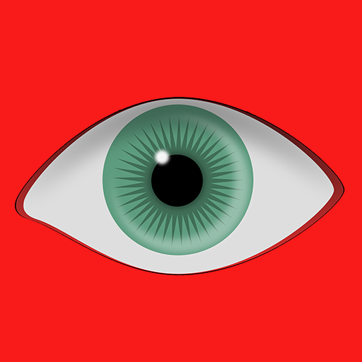 Eye exercises: workout vision. logo