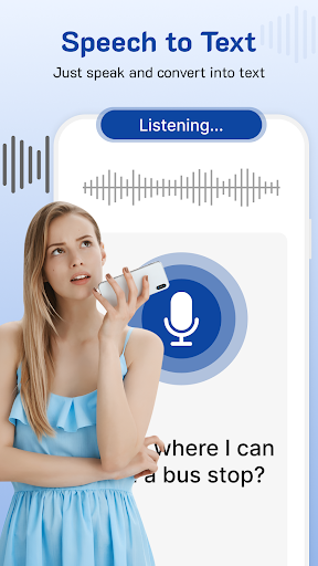 Android application Speech to Text App screenshort