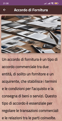 un accordo tra imprese Screen 2