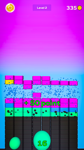 Android application Brick Tower: 3D Puzzle Crush screenshort