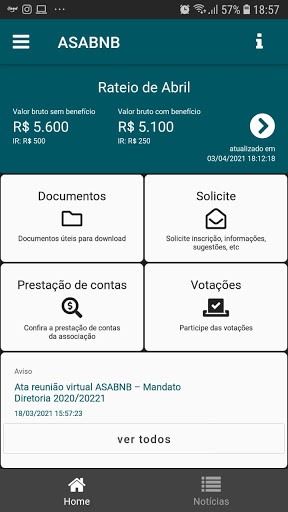 Android application ASABNB screenshort