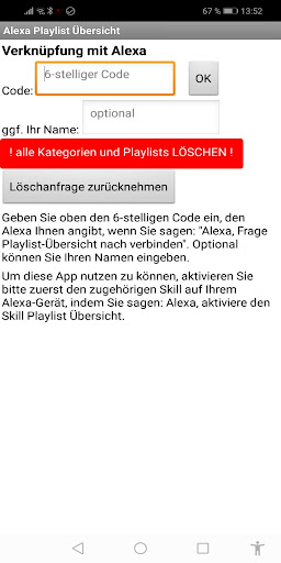 Alexa Playlist Übersicht Screen 2