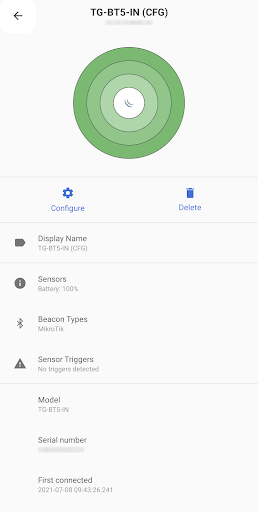 MikroTik Beacon Manager Screen 3