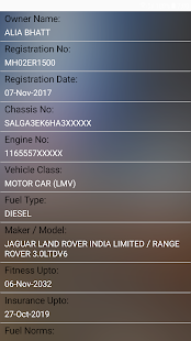 How to find Vehicle Car Owner detail from Number for pc screenshots 2