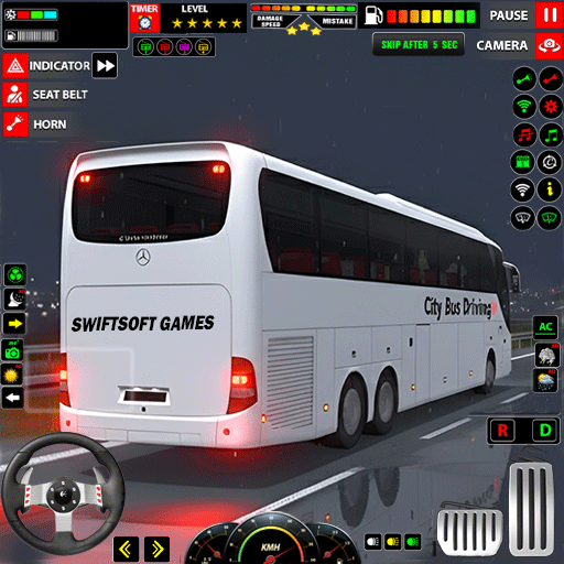 Bus Driving Modern Bus Game icon