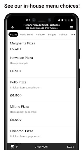 Henrys Pizza & Kebab, Waterlo Screen 2