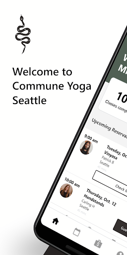 Android application Commune Yoga Seattle screenshort