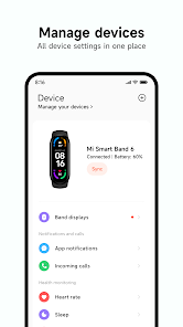 The XIAOMI BAND 7 - APP Features Walkthrough 