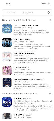 Android application BestSellers - Books screenshort