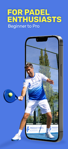 Android application Prodigy Padel Academy screenshort