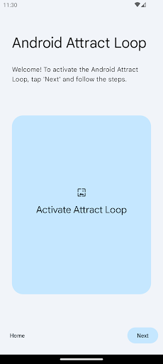 Android Attract Loop Screen 2