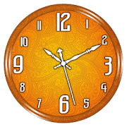 Orange Clock Live Wallpaper  Icon