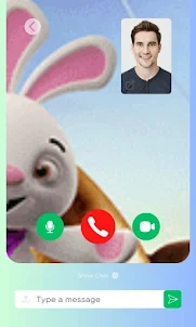 Video Call Chat Easter Pascoa