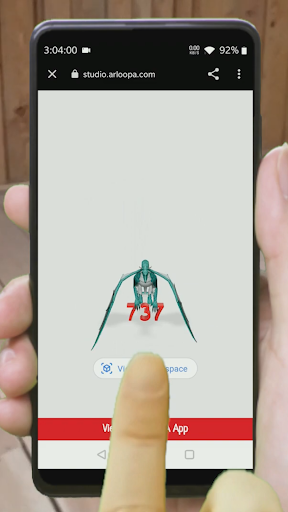 WebAR Sampler Screen 3