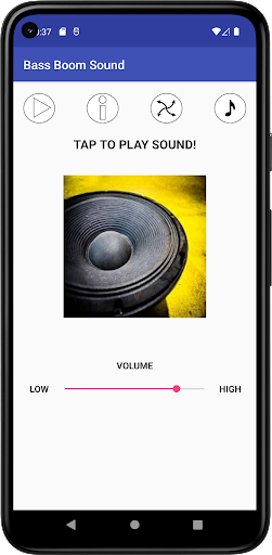 Android application Bass Boom Sound screenshort