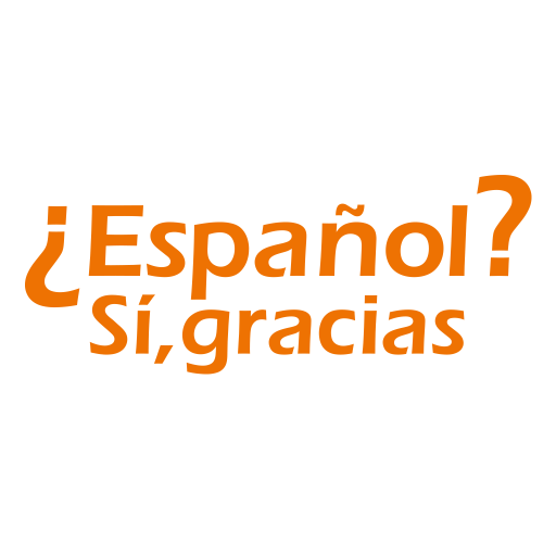 ¿Español? Sí, gracias logo