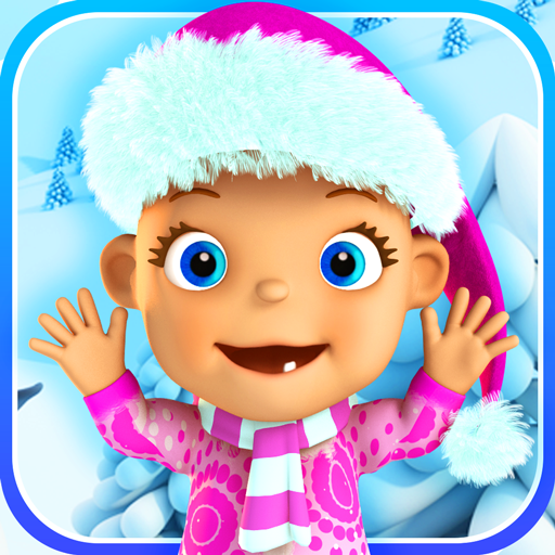 Talking Baby Babsy Winter Fun logo