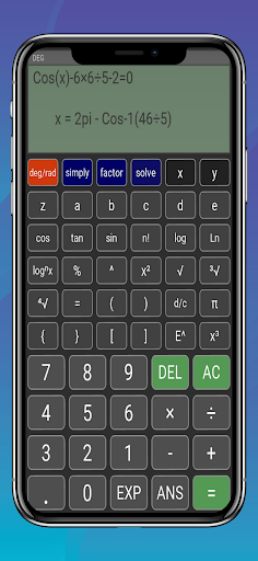 Android application Calculadora de Derivada PRO screenshort