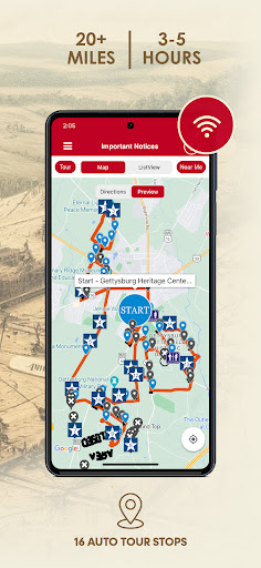 Gettysburg Battle Auto Tour Screen 2