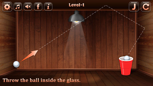 Android application Glass Pong screenshort