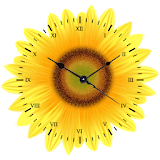 Sunflower Clock Live wallpaper icon