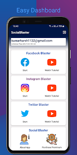 SocialBlaster - Marketing App