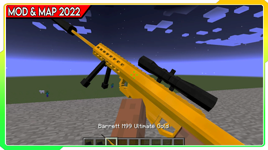 3D Actual Guns and Weapon MCPE