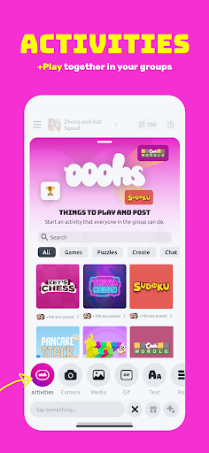 Oooh: Official Group Chats Screen 2