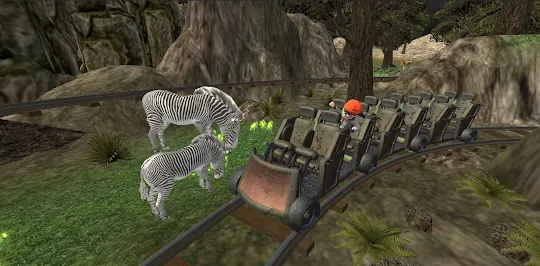 VR Forest Roller Coaster Game