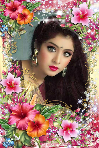Lovely Flower Photo Frame Screen 2