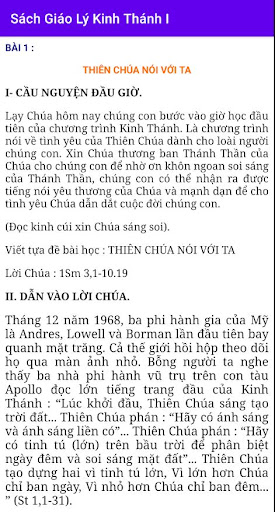 Android application Sách Giáo Lý Kinh Thánh I screenshort