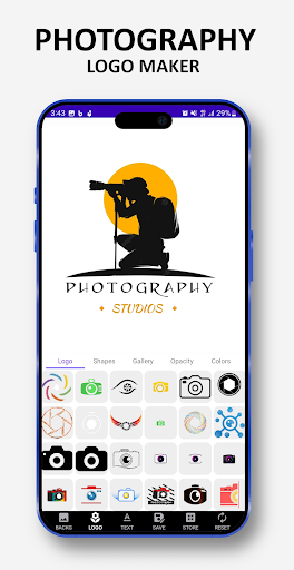 Photography Logo Maker Screen 2