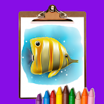 Cover Image of ดาวน์โหลด Fish and Coral Coloring Book  APK