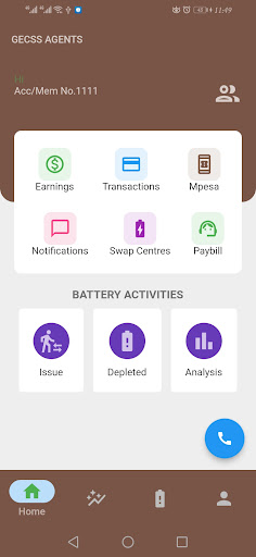 Android application GECSS Agents screenshort