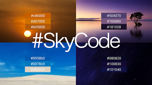 Android application SkyCode screenshort