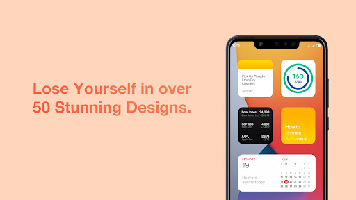 Android application iOS Widgets by Prince screenshort