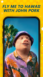 John Pork In Video Call
