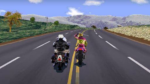 Road Rash like computer game  screenshots 7