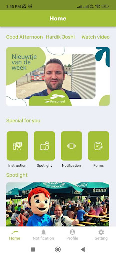 Android application LPA - Landgraafse Personeels screenshort