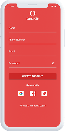 DevKit - Flutter UI Kit Screen 3