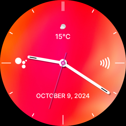 Beauty Red Watch Face screenshot 4