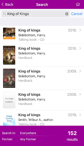 Northamptonshire Libraries Screen 3