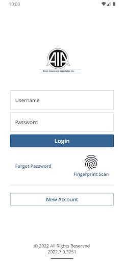 Android application Allen Insurance AIA Online screenshort